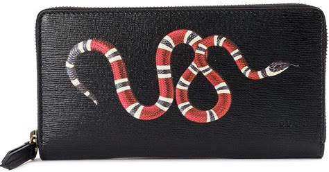 gucci snake wallwt|Gucci kingsnake men's wallet.